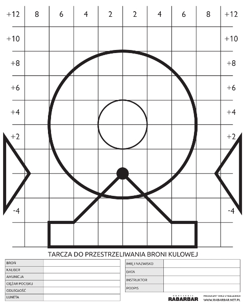 tarcza strzelecka TPB2 - Tarcza łowiecka wz-2